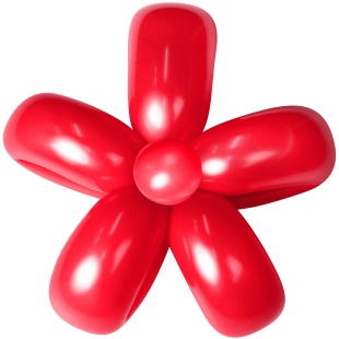 Шар (2''/5 см) ШДМ, Красный, пастель, 100 шт.